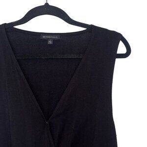 Beyond Yoga Black Sleeveless Surplice Front Romper - Size S